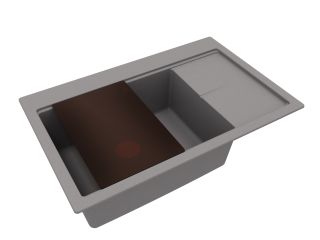 Кухонная мойка Florentina Россана 780 бежевый